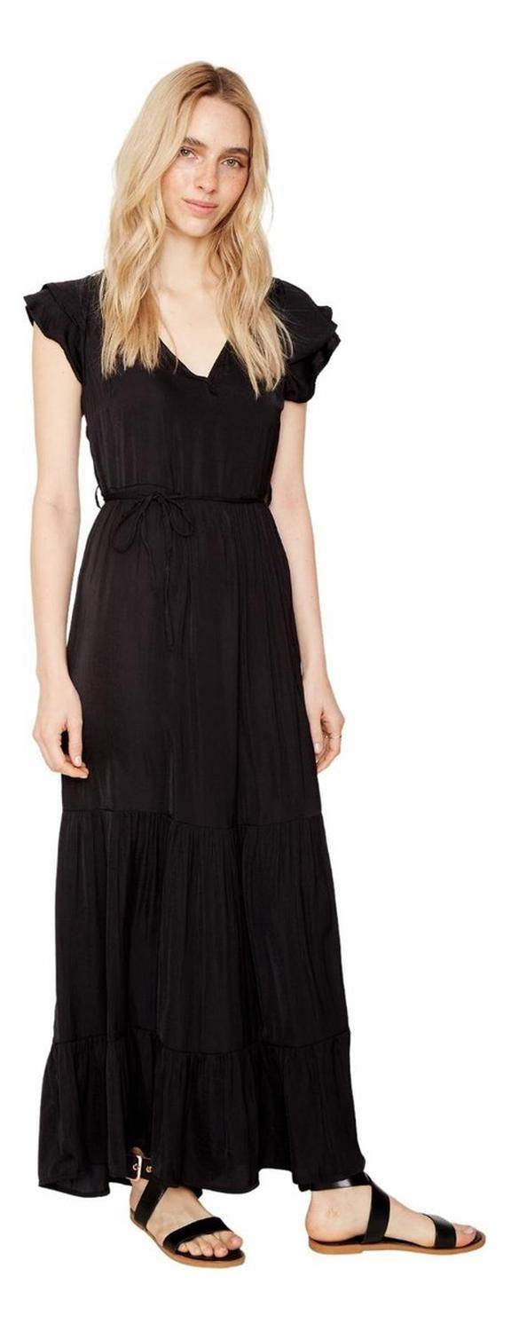 Vestido Anna Largo Negro-1