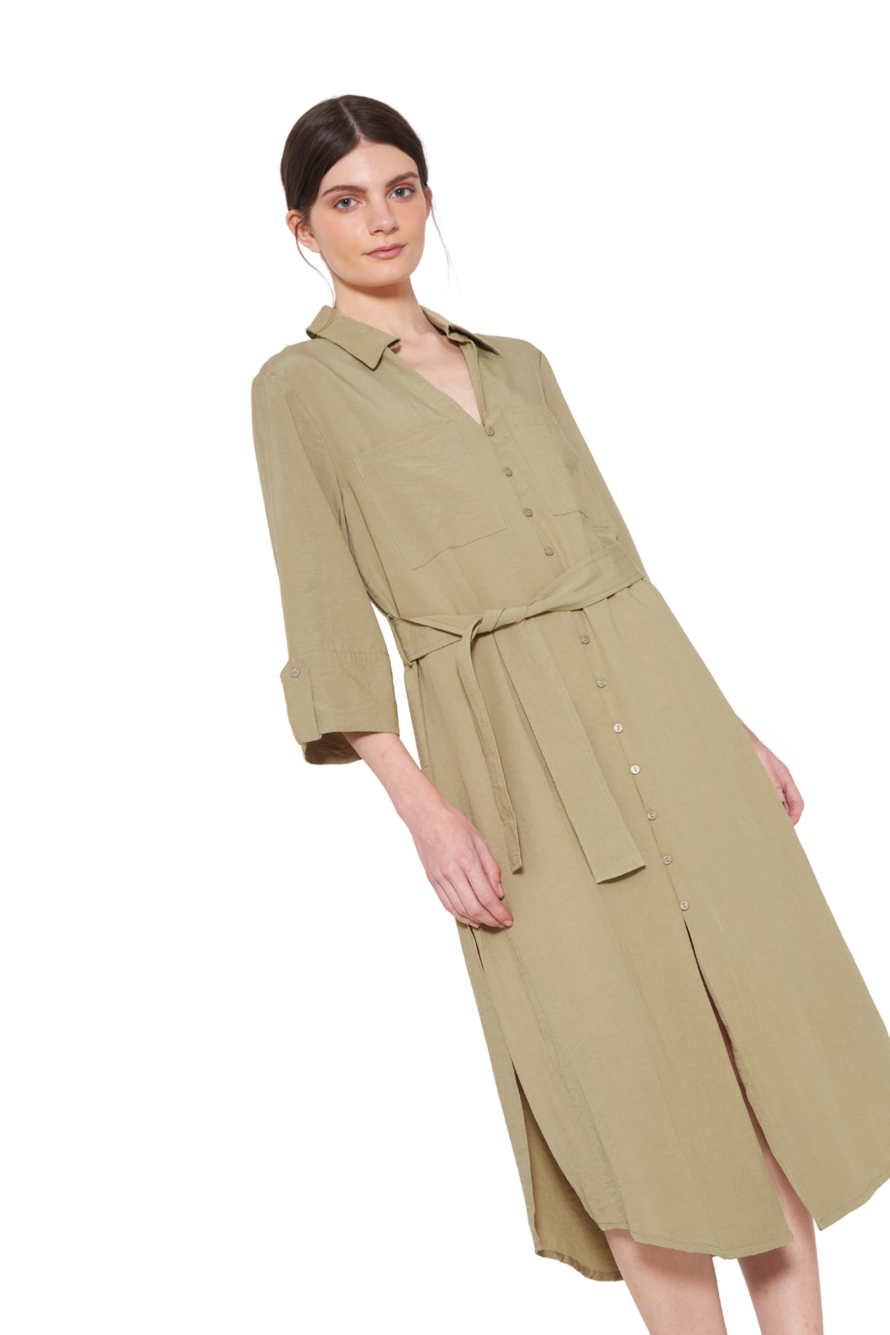 Vestido Amalia verde Jacinta Tienda-2