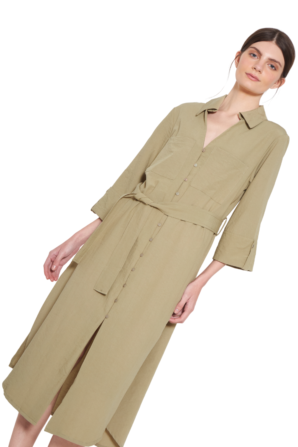 Vestido Amalia verde Jacinta Tienda-3