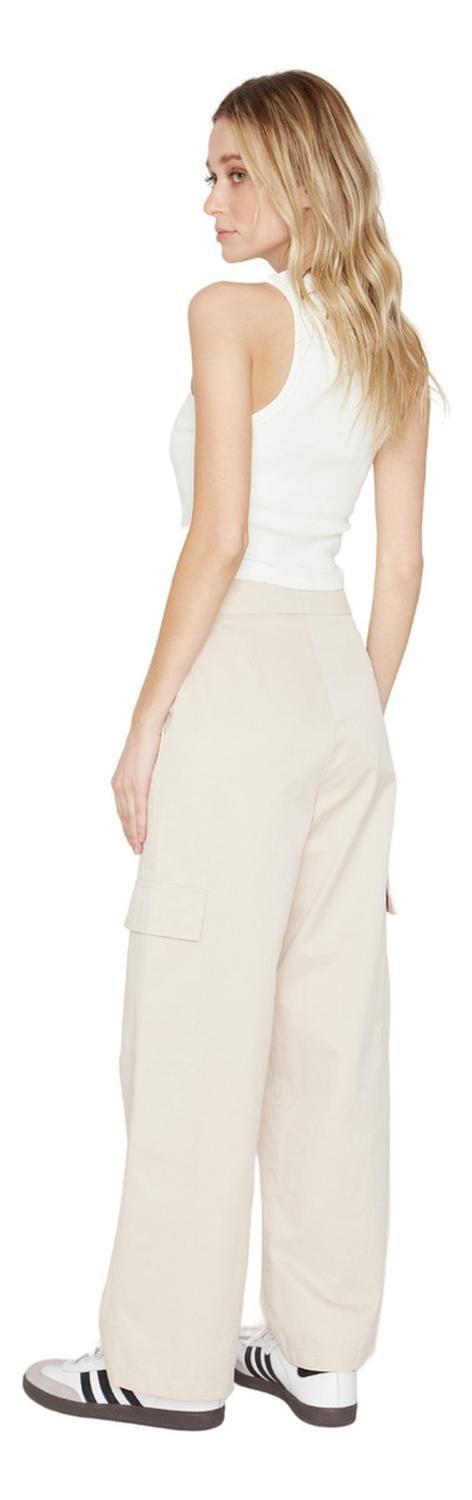 Pantalón Cargo Crudo Jacinta Tienda-2