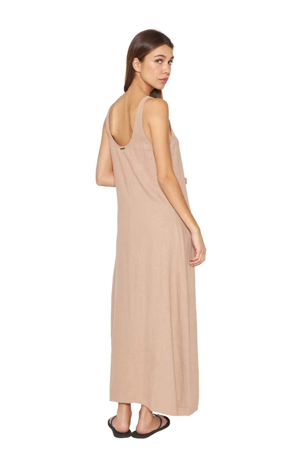 Vestido Mila crudo Jacinta Tienda-4