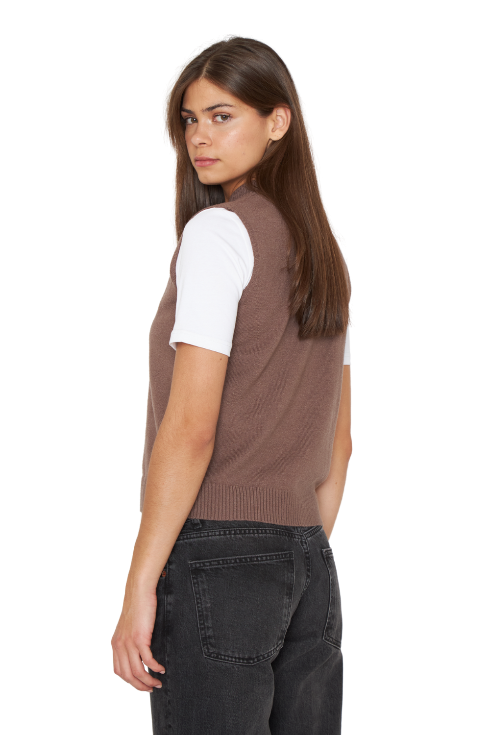 Chaleco Sam chocolate Jacinta Tienda-3