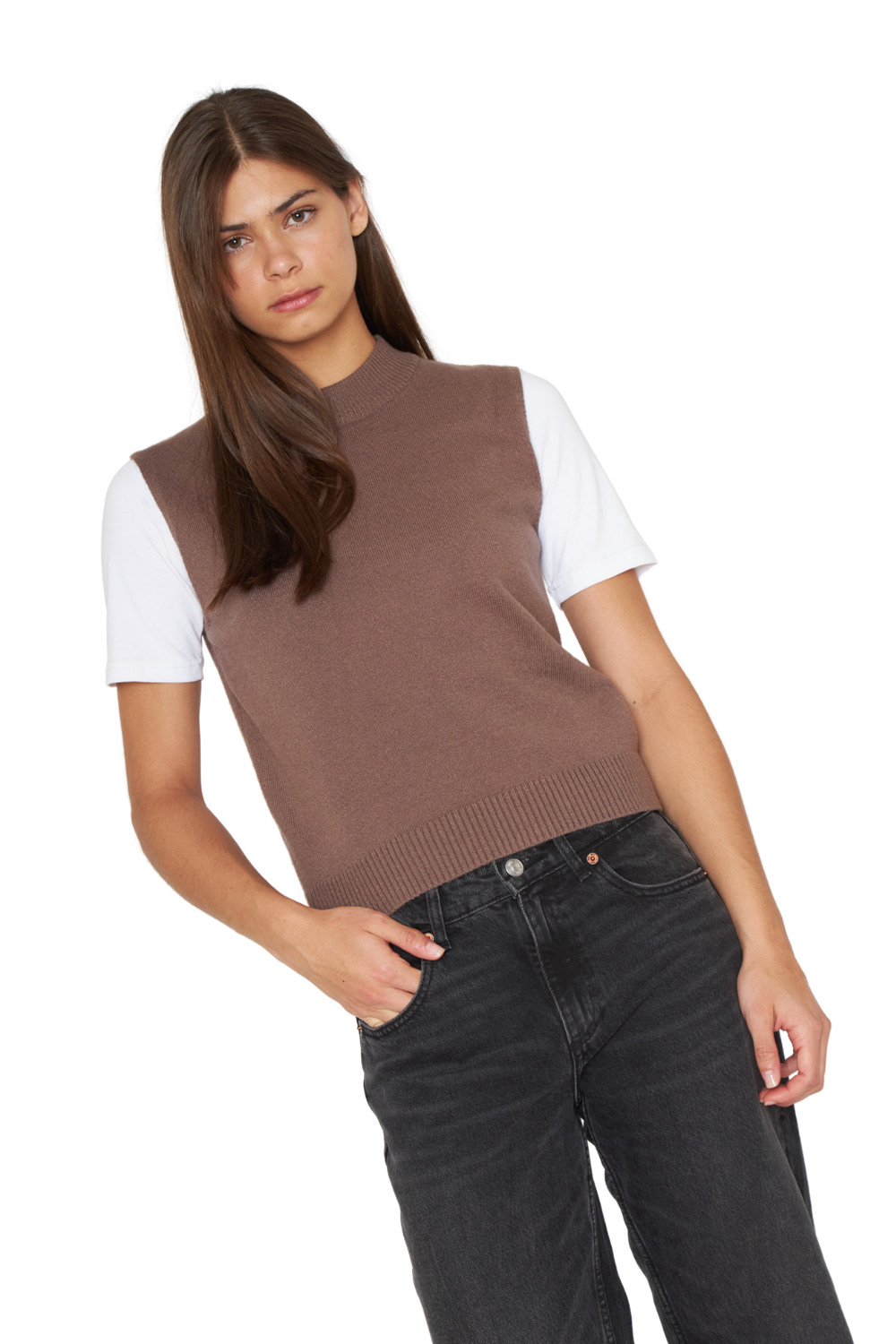 Chaleco Sam chocolate Jacinta Tienda-4