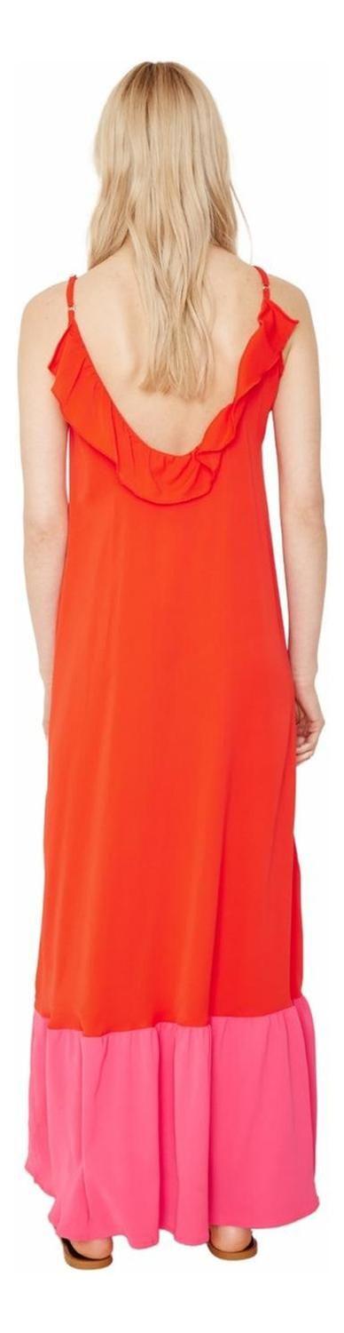 Vestido Libra Ii Rojo Fucsia Jacinta Tienda-3