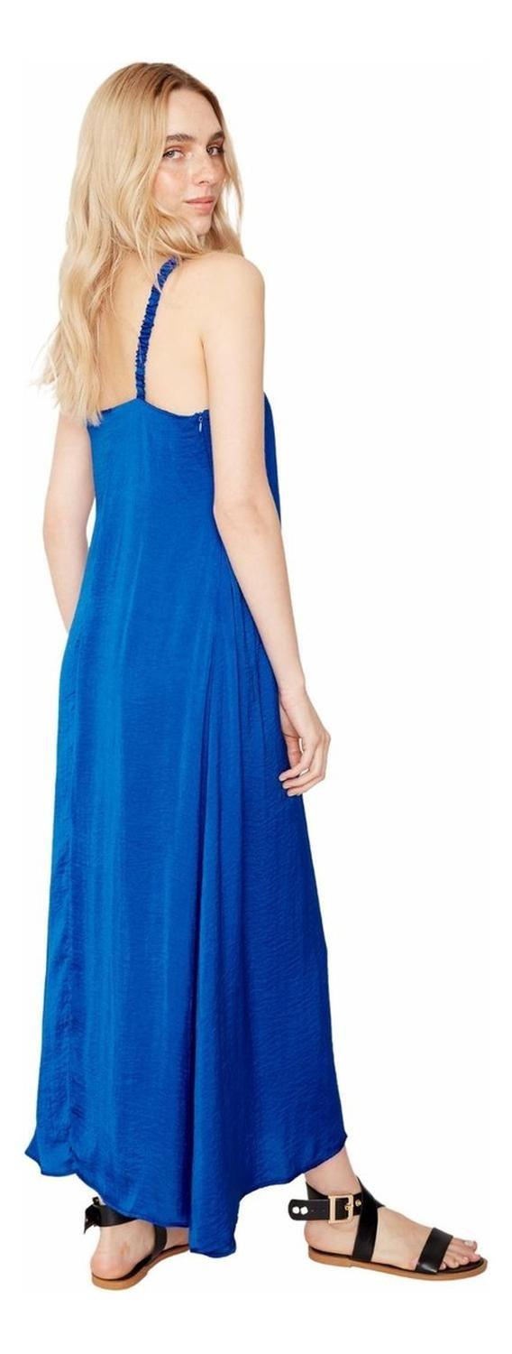 Vestido Amy Azul Jacinta Tienda  M azul XS azul-2