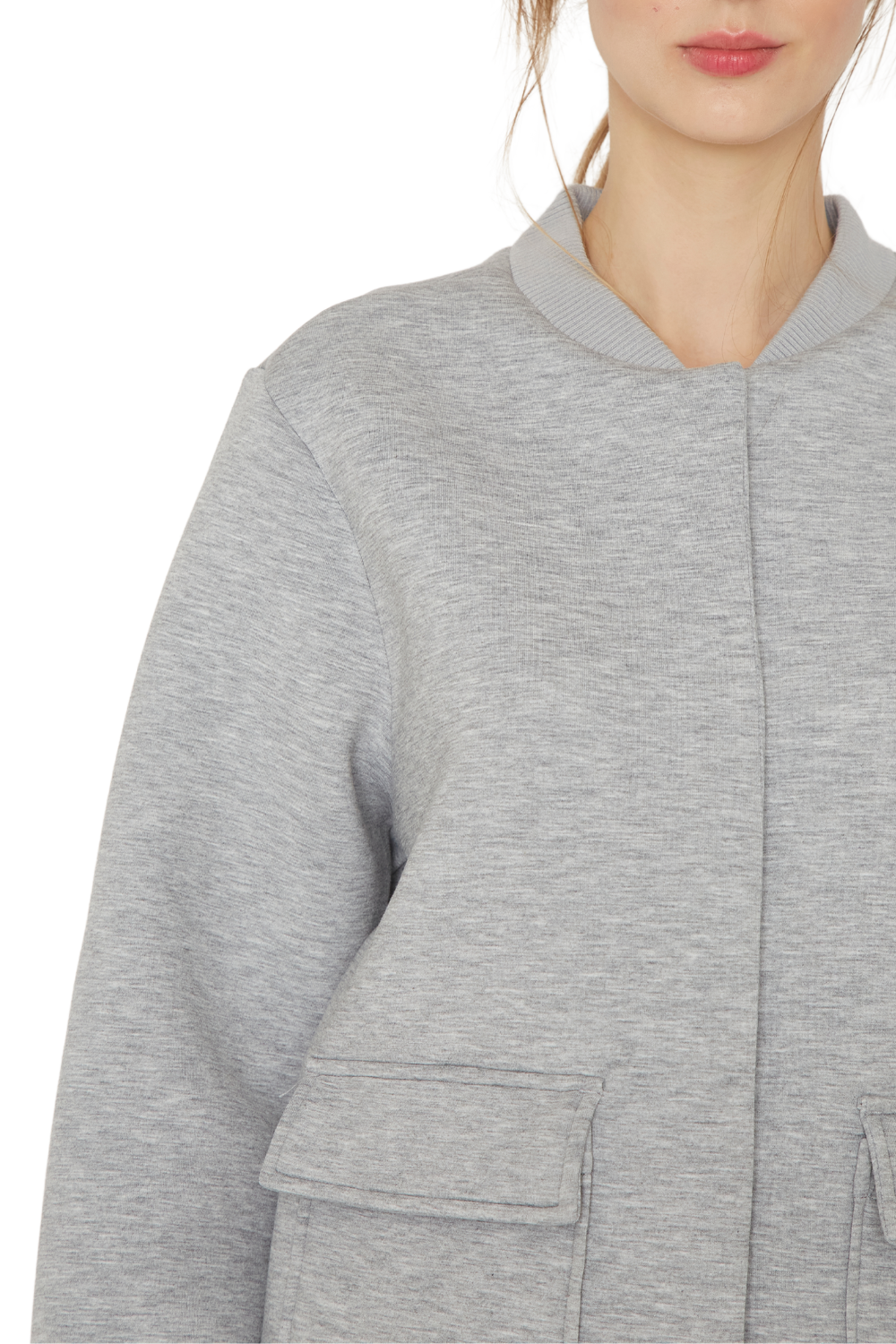 Bomber Sport gris Jacinta Tienda-5