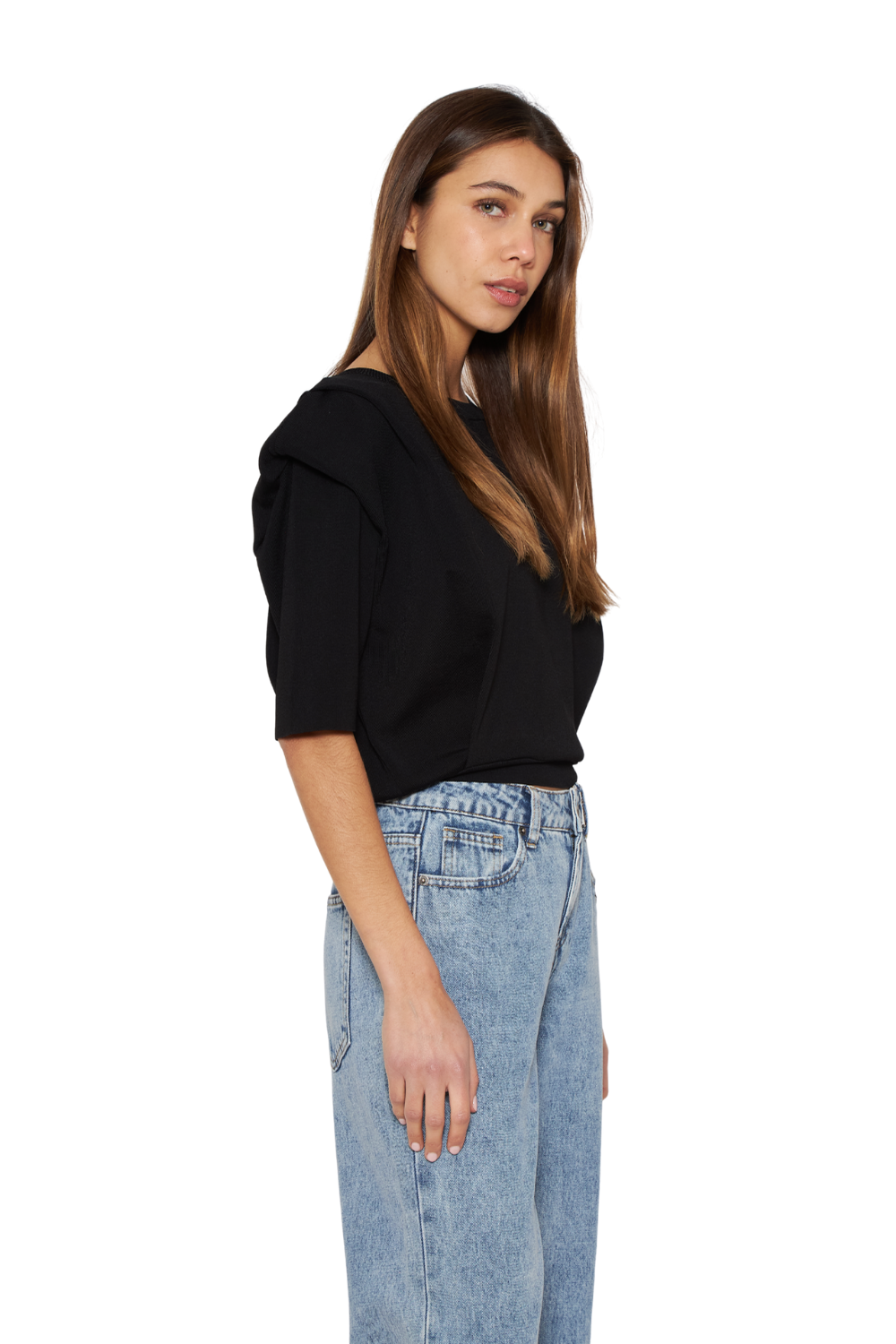 Polera Mila negra Jacinta Tienda-2