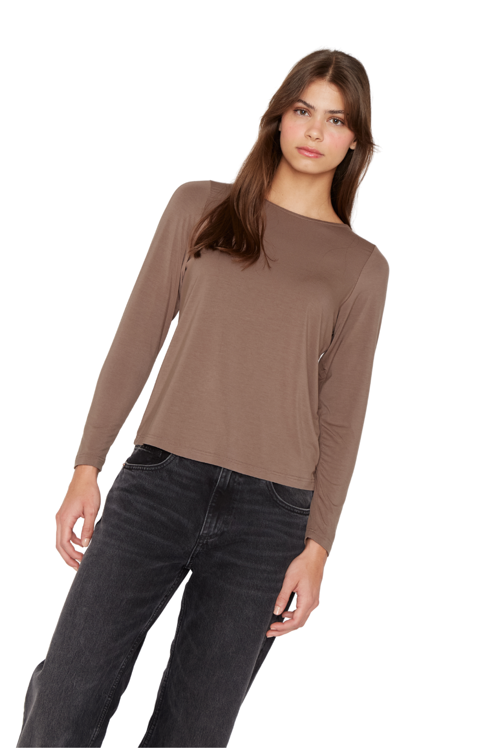 Polera Bianca II café Jacinta Tienda-3