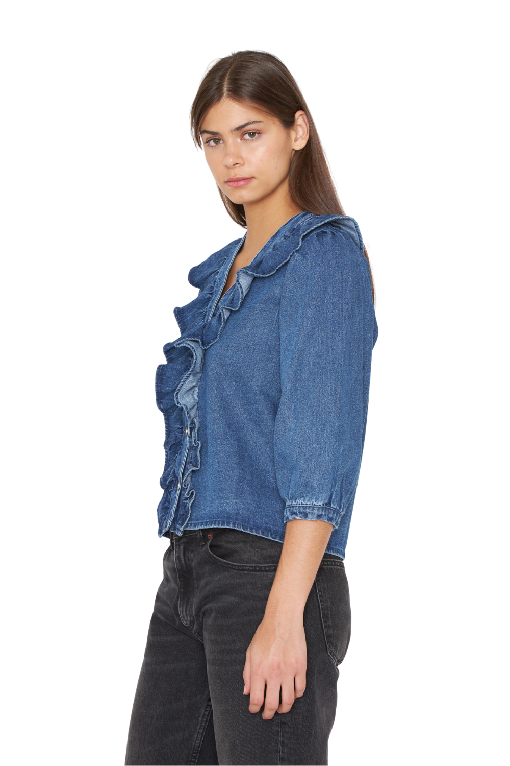 Blusa Celine azul Jacinta Tienda-2