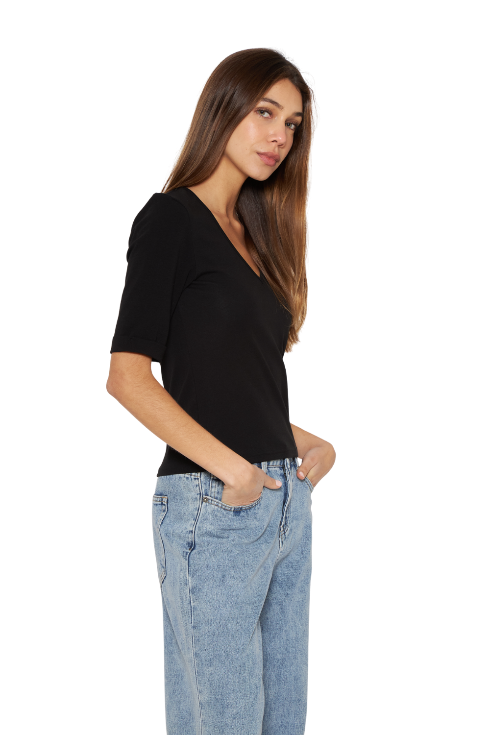 Polera Cami negra Jacinta Tienda-2