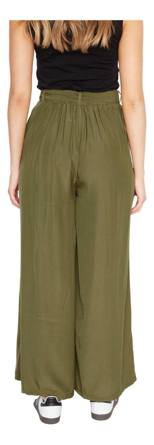 Pantalón Greta Largo Iii Verde Jacinta Tienda-4