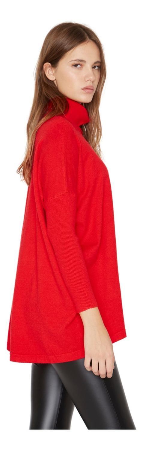 Chaleco Manuela Largo Iii Rojo Jacinta Tienda-1