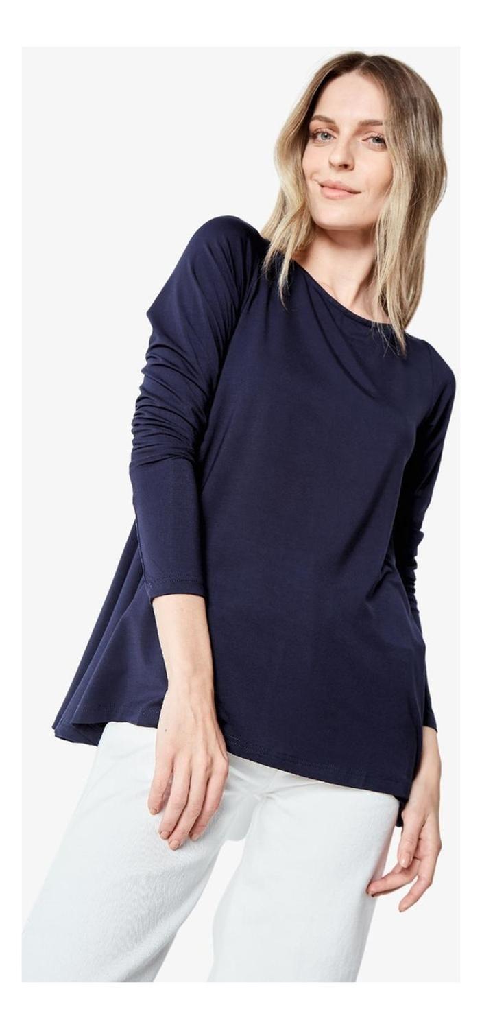 Polera Bianca Campana Azul-4