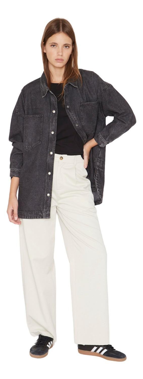 Chaqueta Denim Negra Jacinta Tienda-4