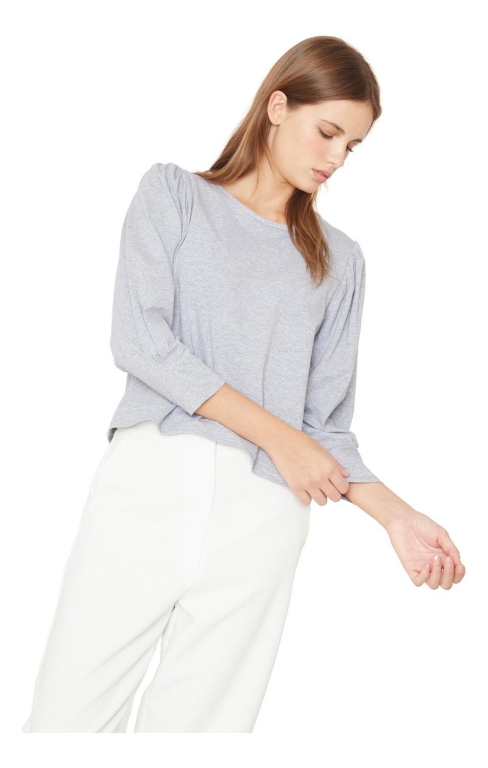 Polera Alicia Iii gris Jacinta Tienda-4