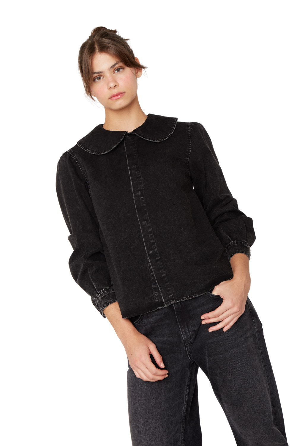Blusa Ema negra Jacinta Tienda-4