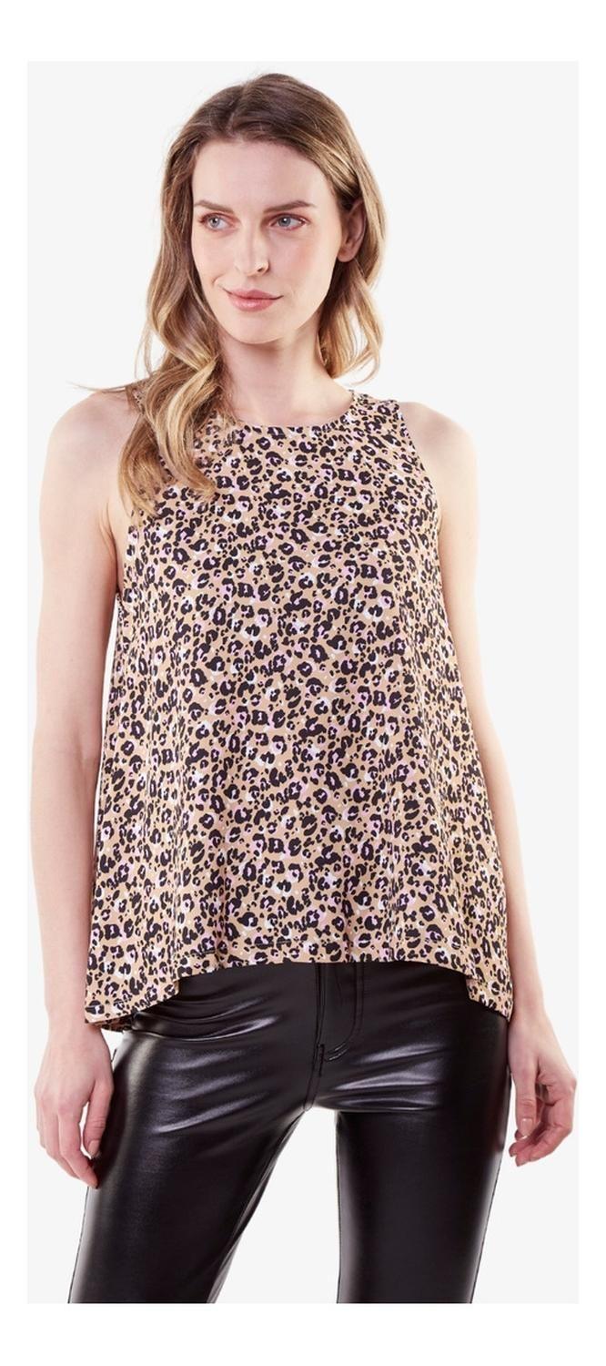 Polera Bianca Animal Print-3