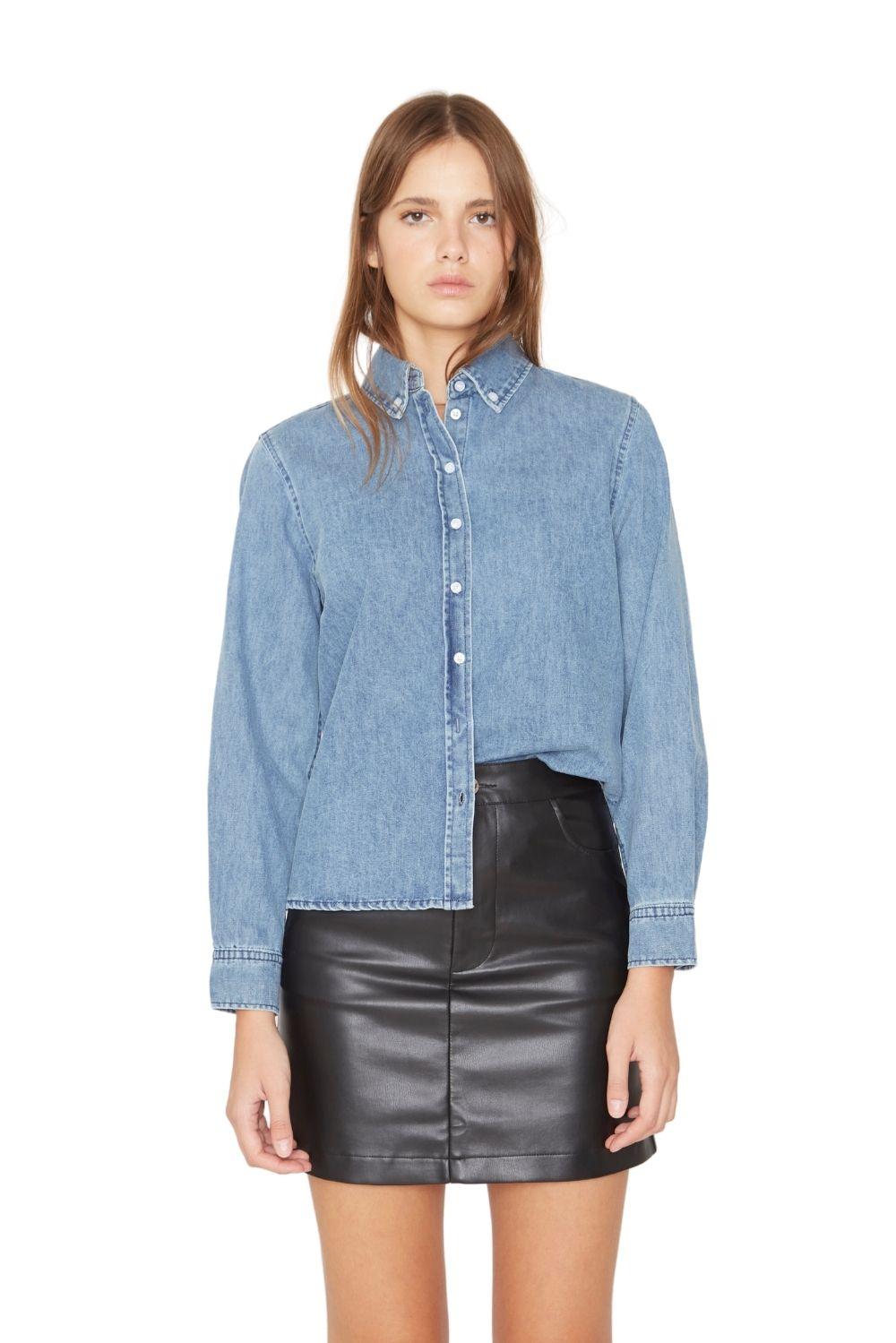 Camisa Denim azul-1
