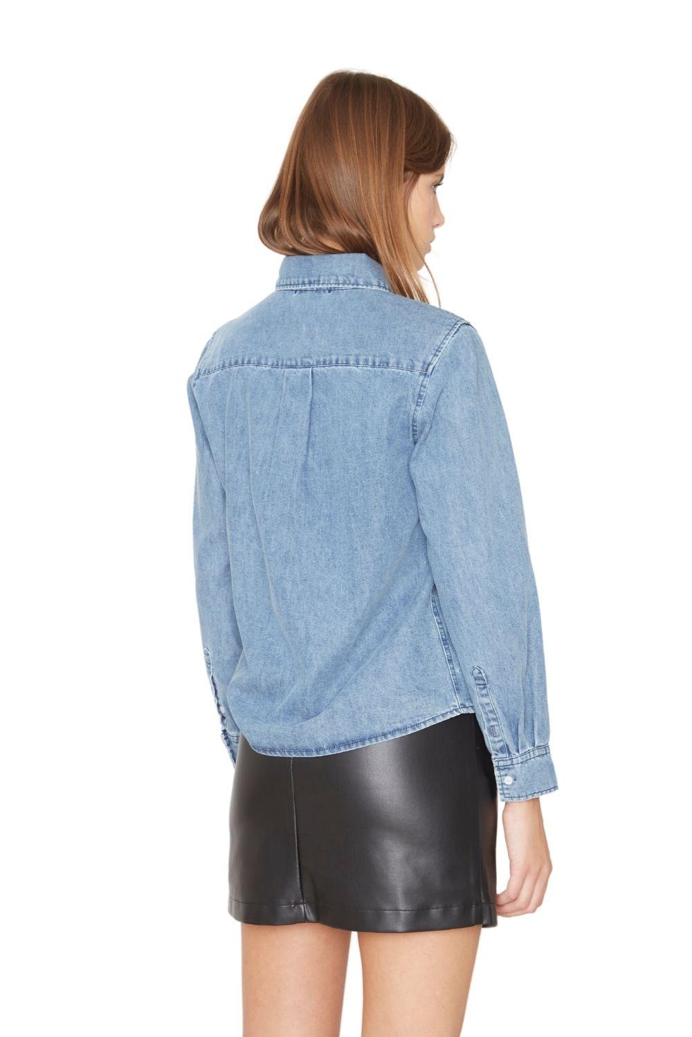 Camisa Denim azul-3