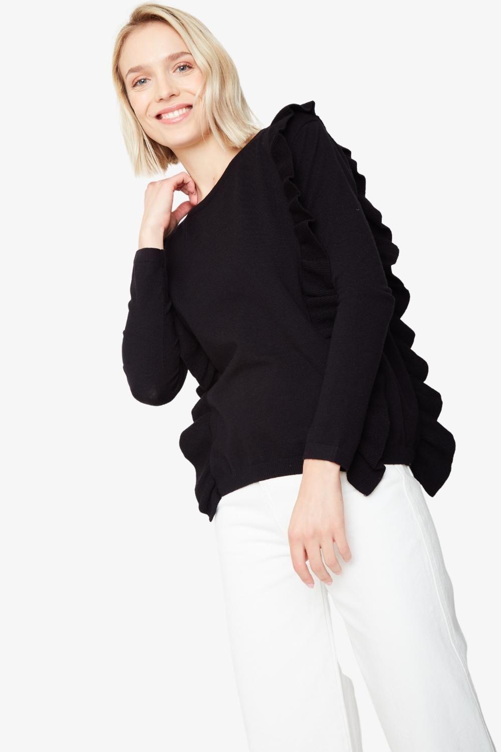 Chaleco Juanita negro Jacinta Tienda-0