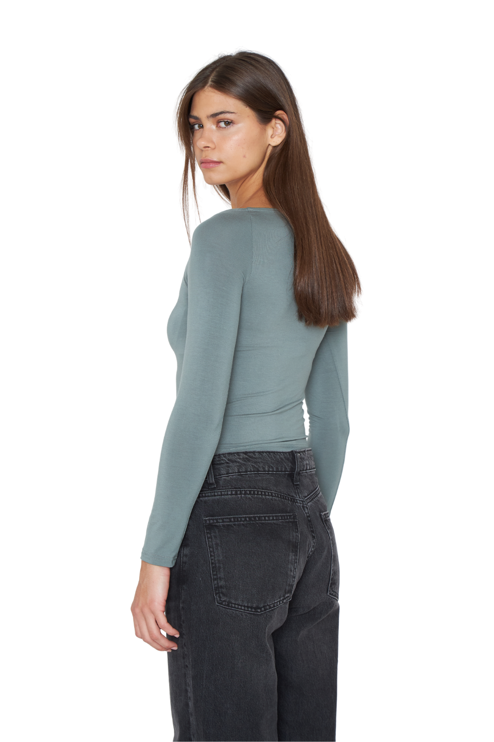 Polera Ema verde Jacinta Tienda-4