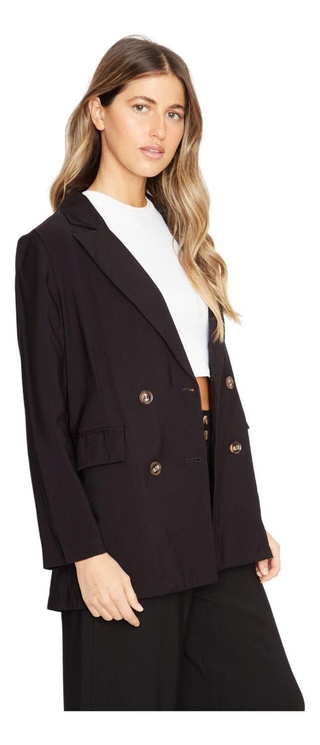 Blazer Laura Ii Negro Jacinta Tienda-2