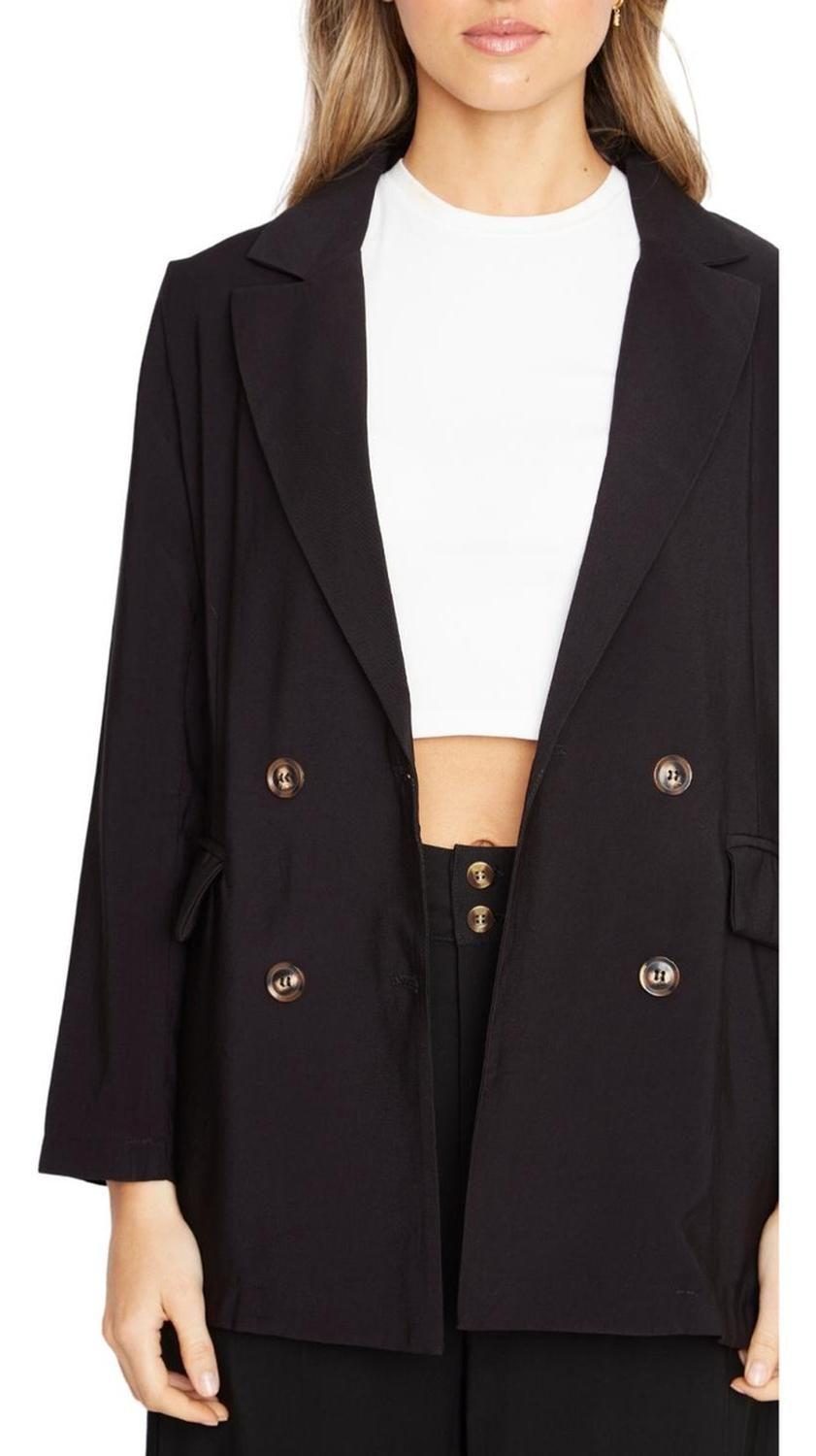 Blazer Laura Ii Negro Jacinta Tienda-6