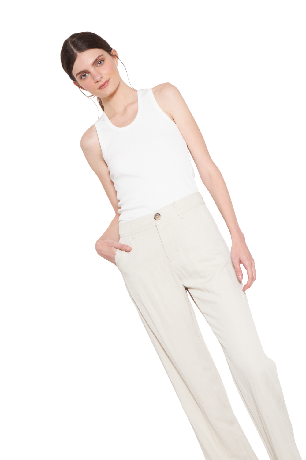 Pantalón Ema crudo Jacinta Tienda-3