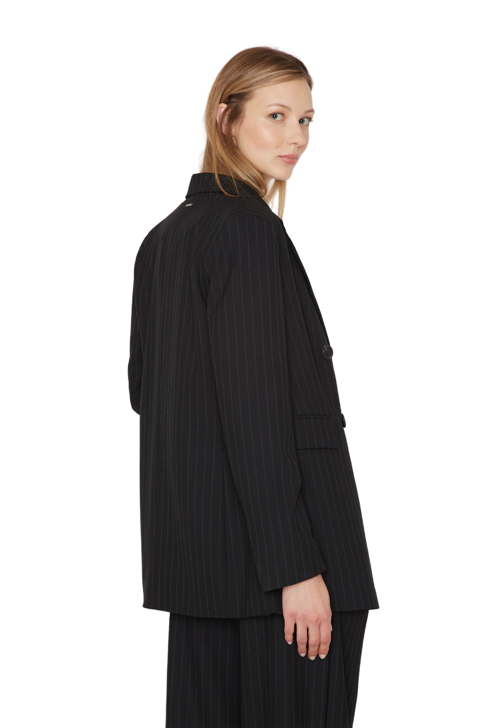 Blazer Bowen lineas negra Jacinta Tienda-3