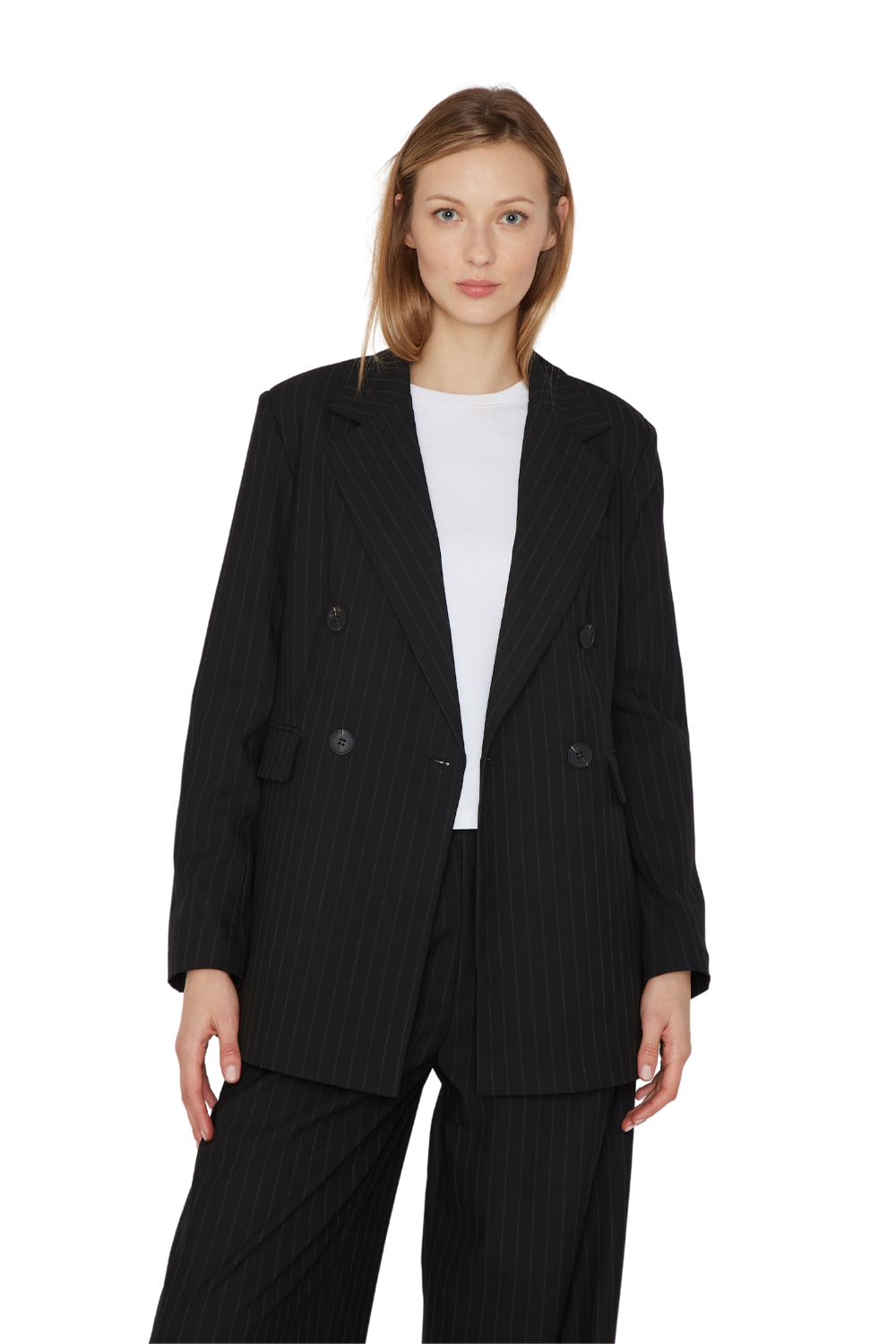 Blazer Bowen lineas negra Jacinta Tienda-8
