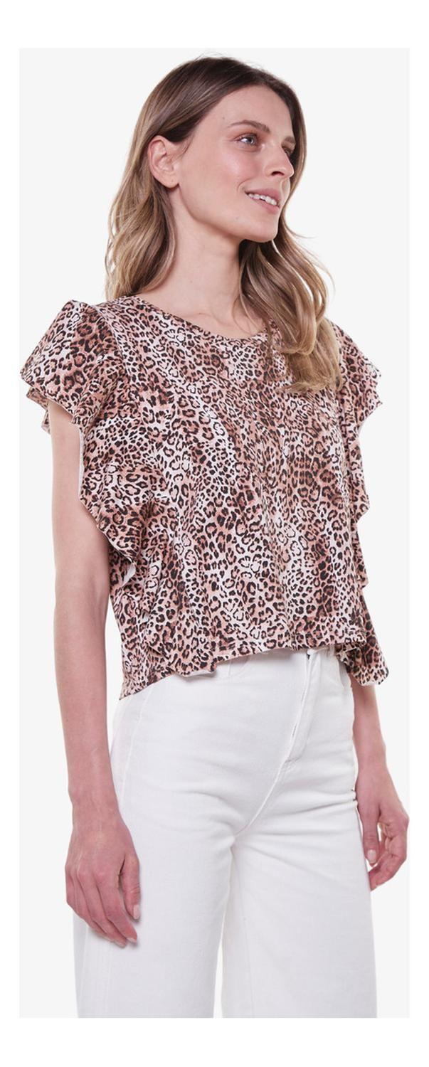 Polera Juanita Animal Print-2