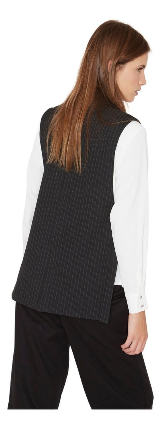 Blazer Owen Rayas Gris Jacinta Tienda-2