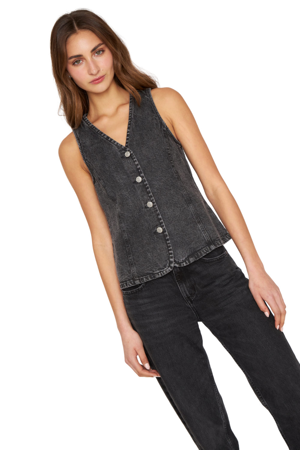 Vest Jacinta negro Jacinta Tienda-0