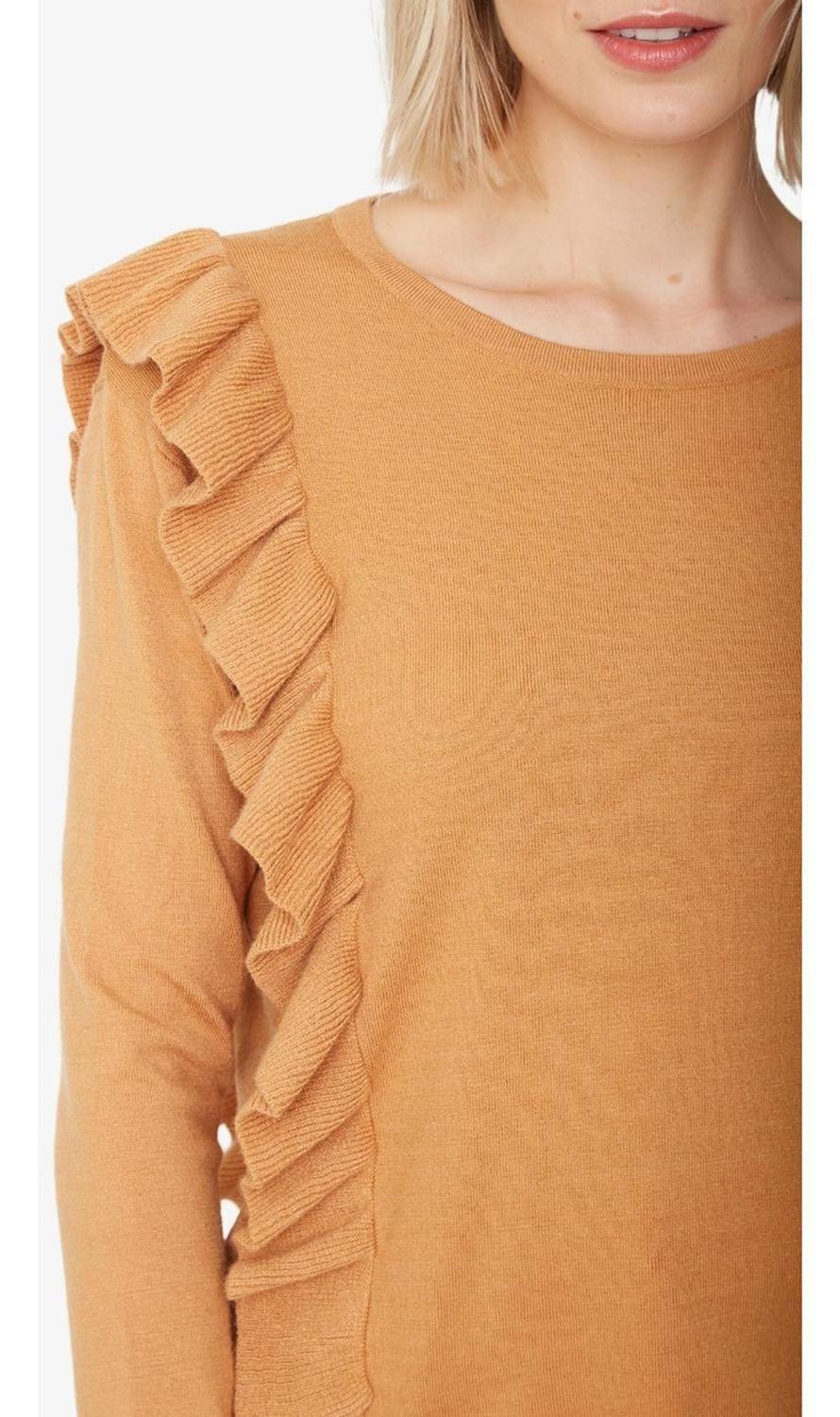 Chaleco Juanita Camel Jacinta Tienda-5