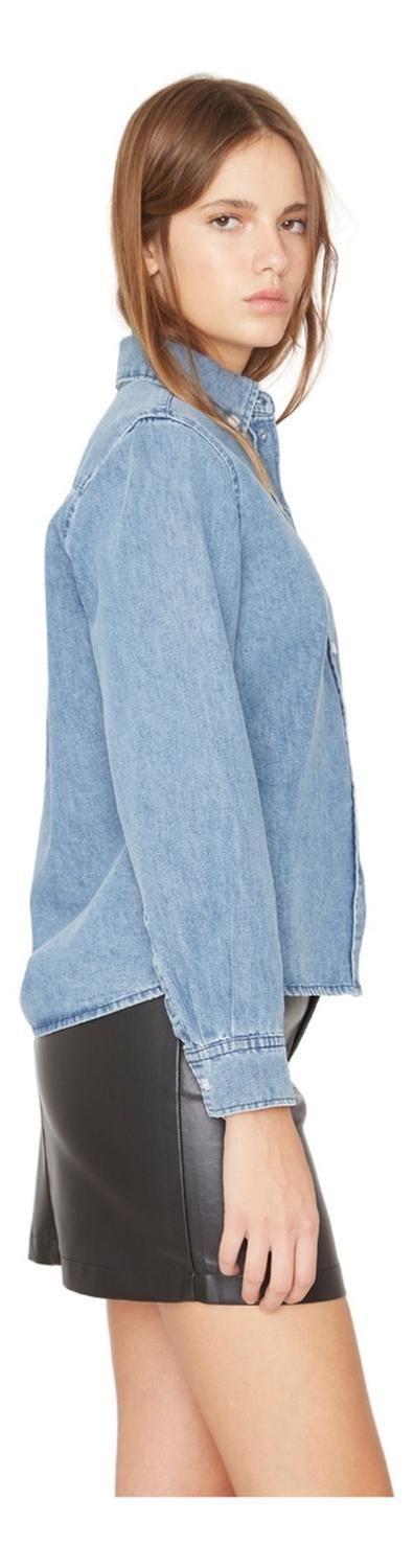 Camisa Denim Ii Azul Jacinta Tienda-4