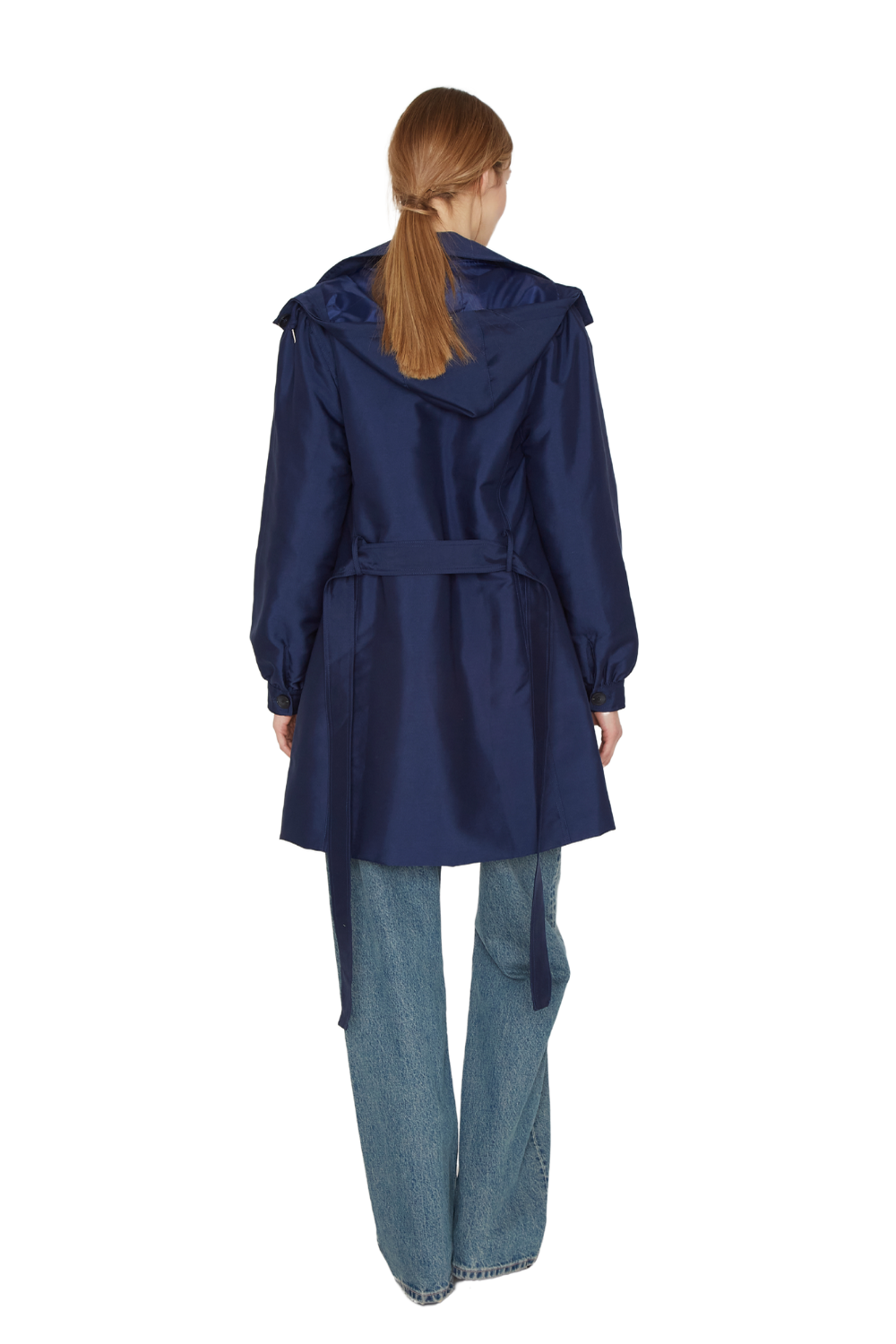Trench Coat Royal azul Jacinta Tienda-3