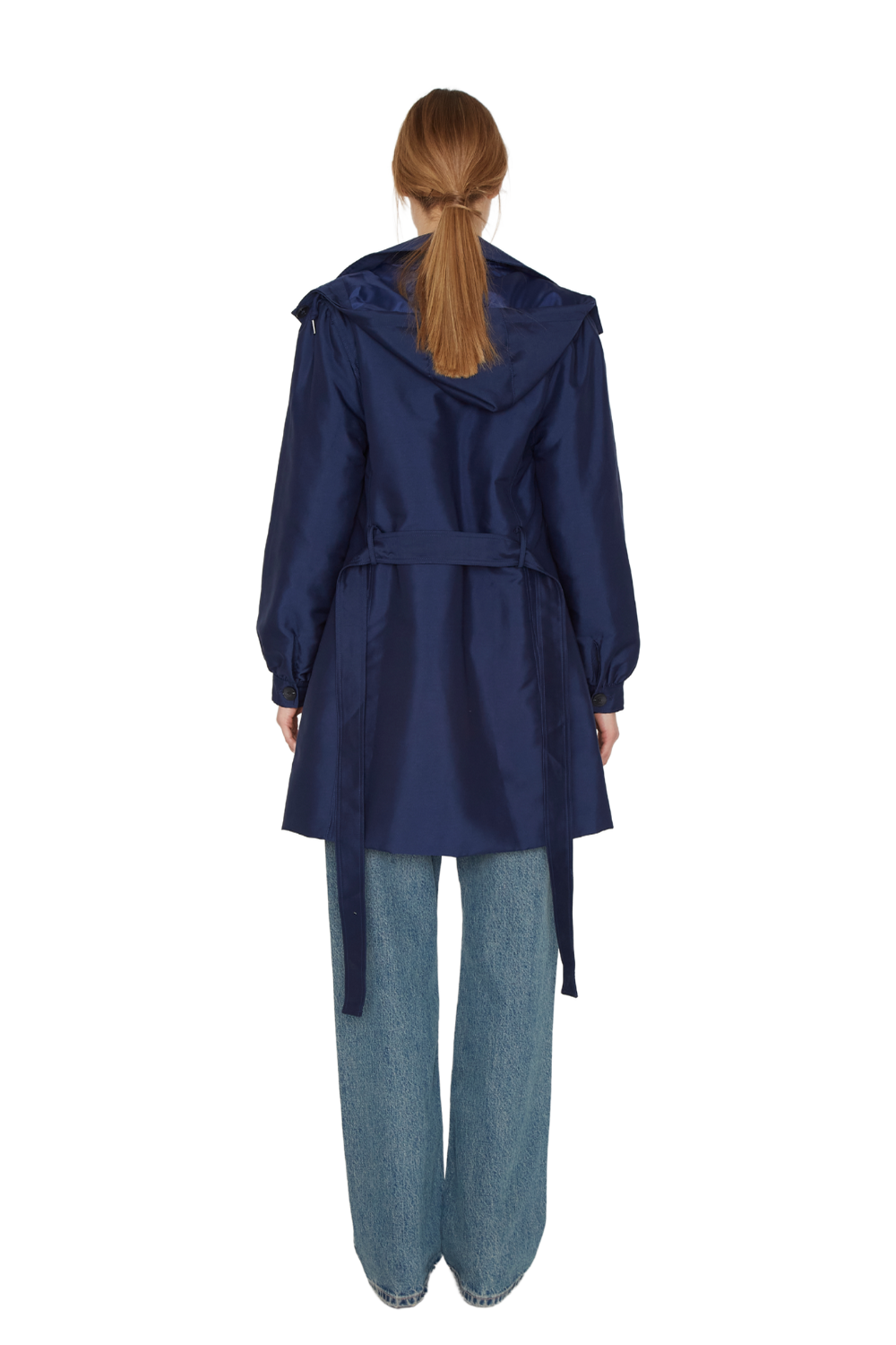 Trench Coat Royal azul Jacinta Tienda-4