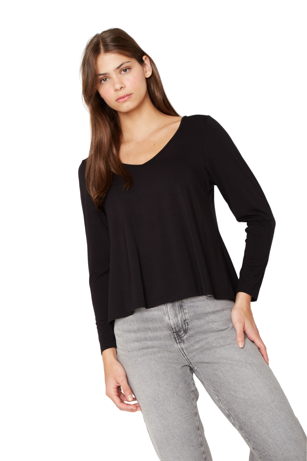 Polera Frida Iii Negra Jacinta Tienda-1