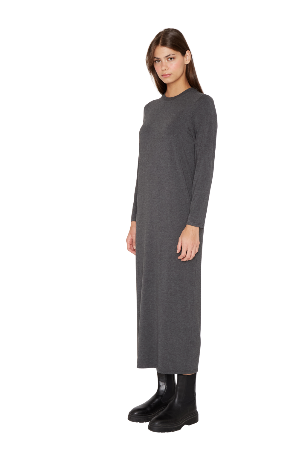 Vestido Antonia gris Jacinta Tienda-2