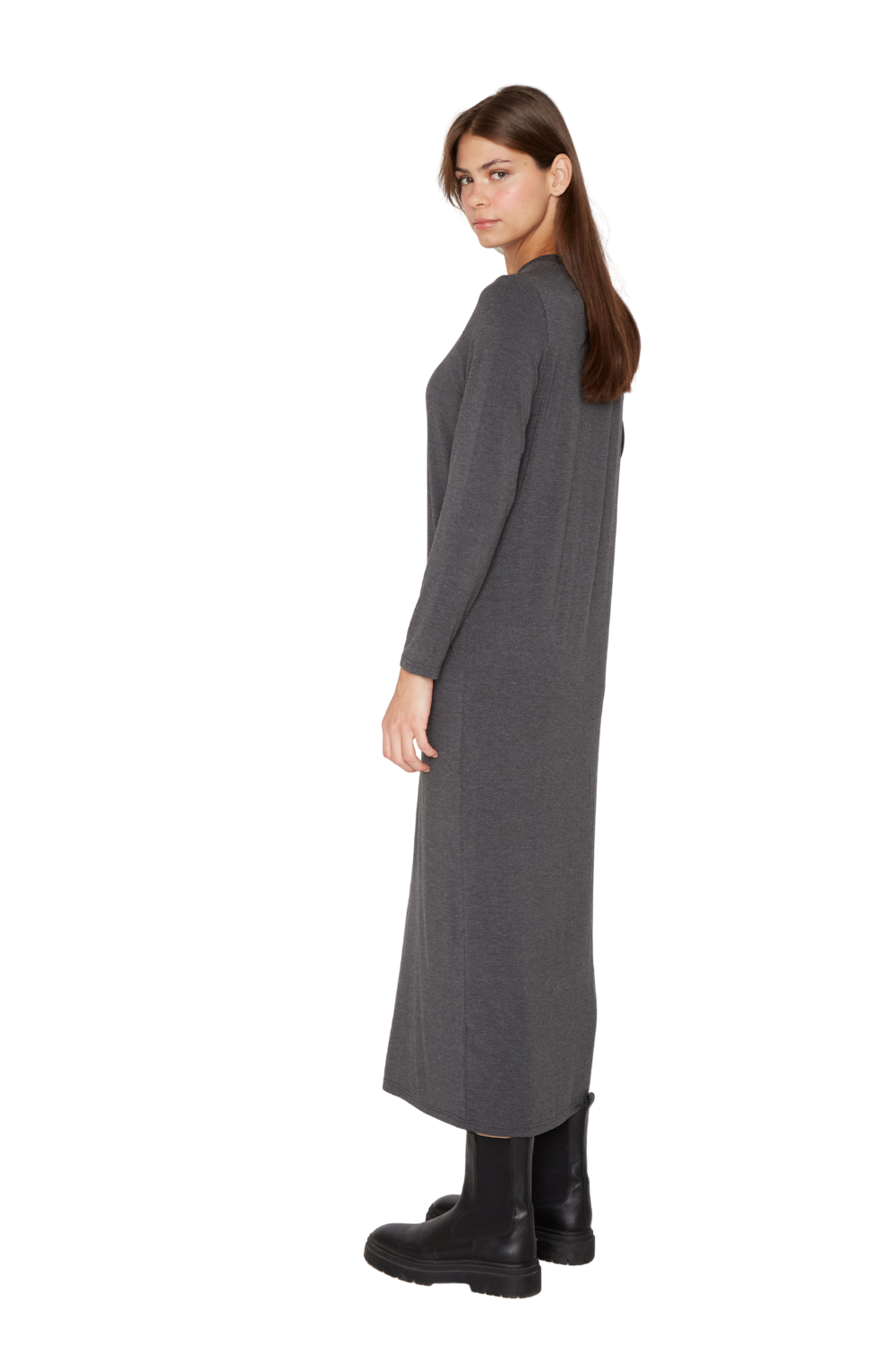 Vestido Antonia gris Jacinta Tienda-3