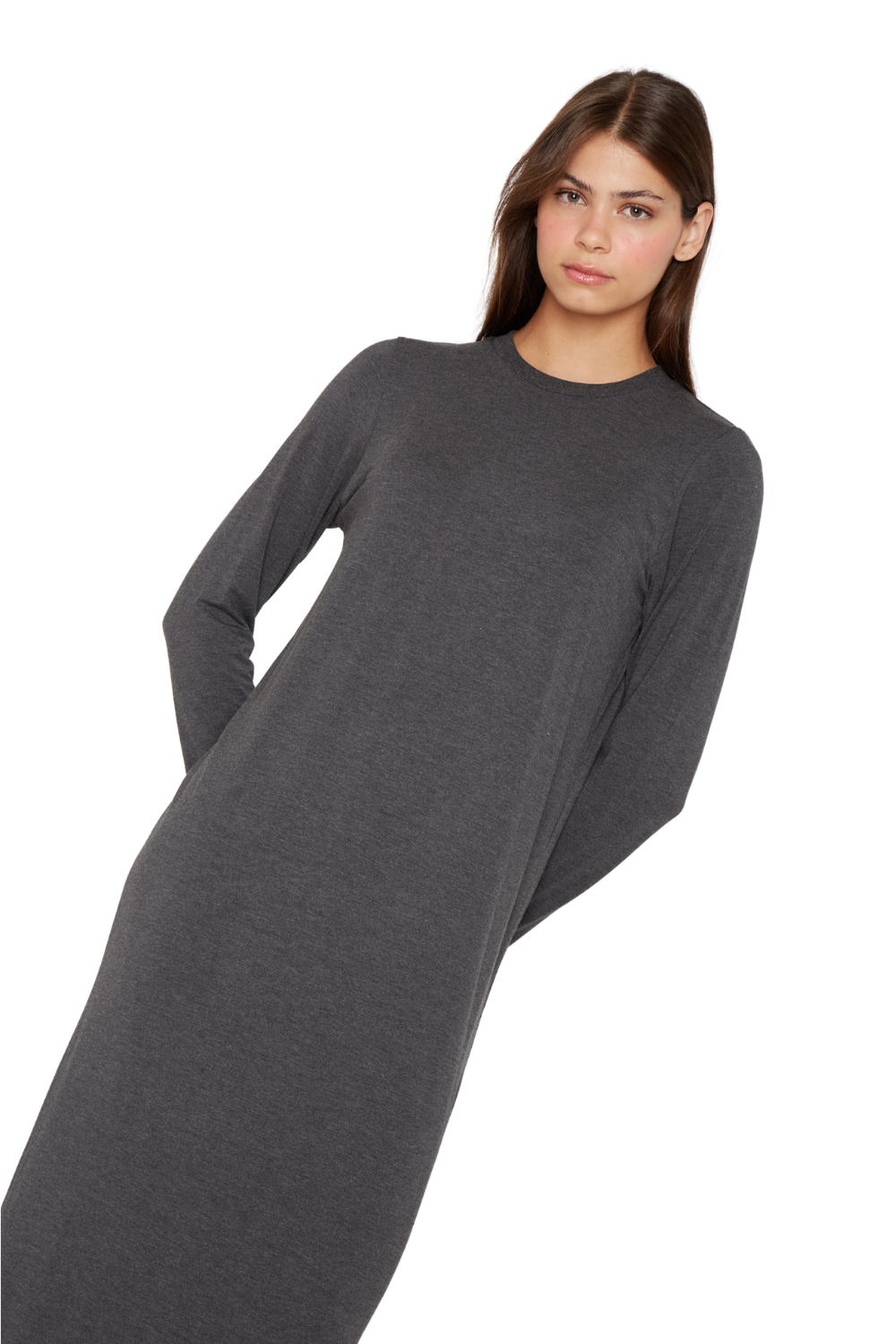 Vestido Antonia gris Jacinta Tienda-4