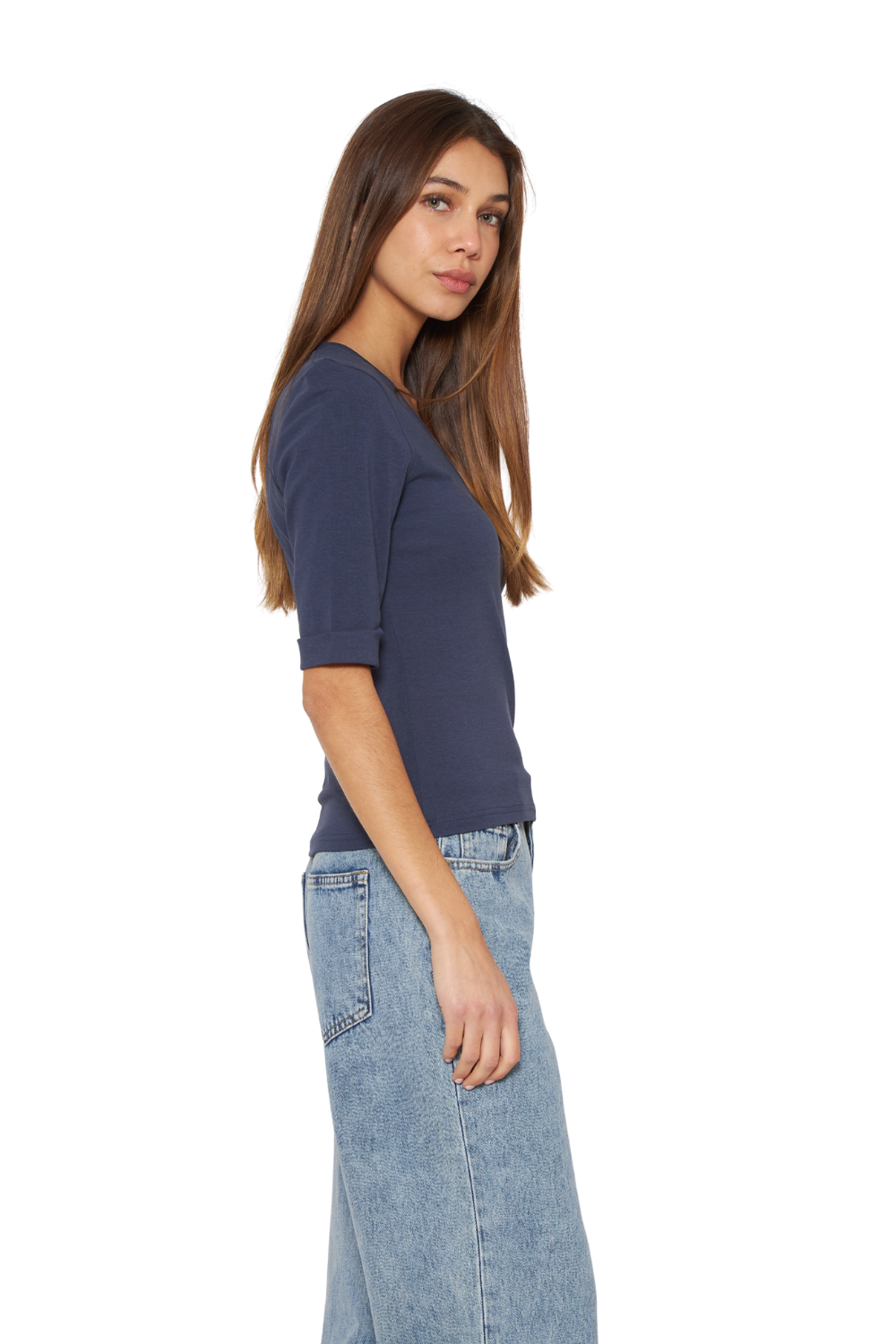 Polera Cami azul Jacinta Tienda-1