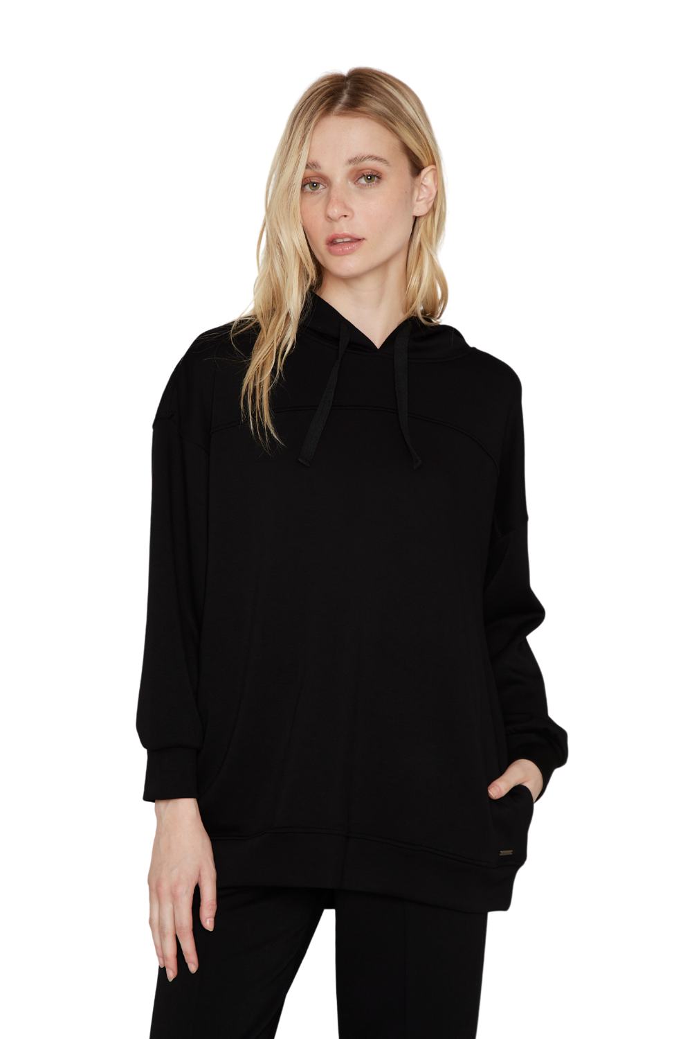 Hoodie Summer Negro Jacinta Tienda-0