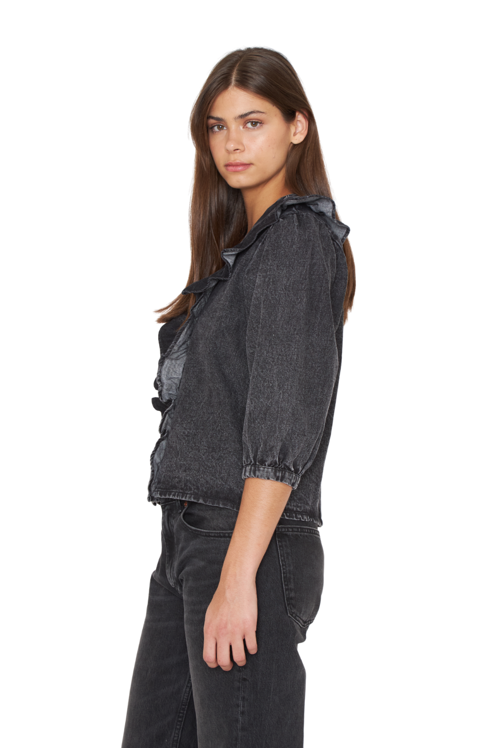 Blusa Celine negra Jacinta Tienda-2