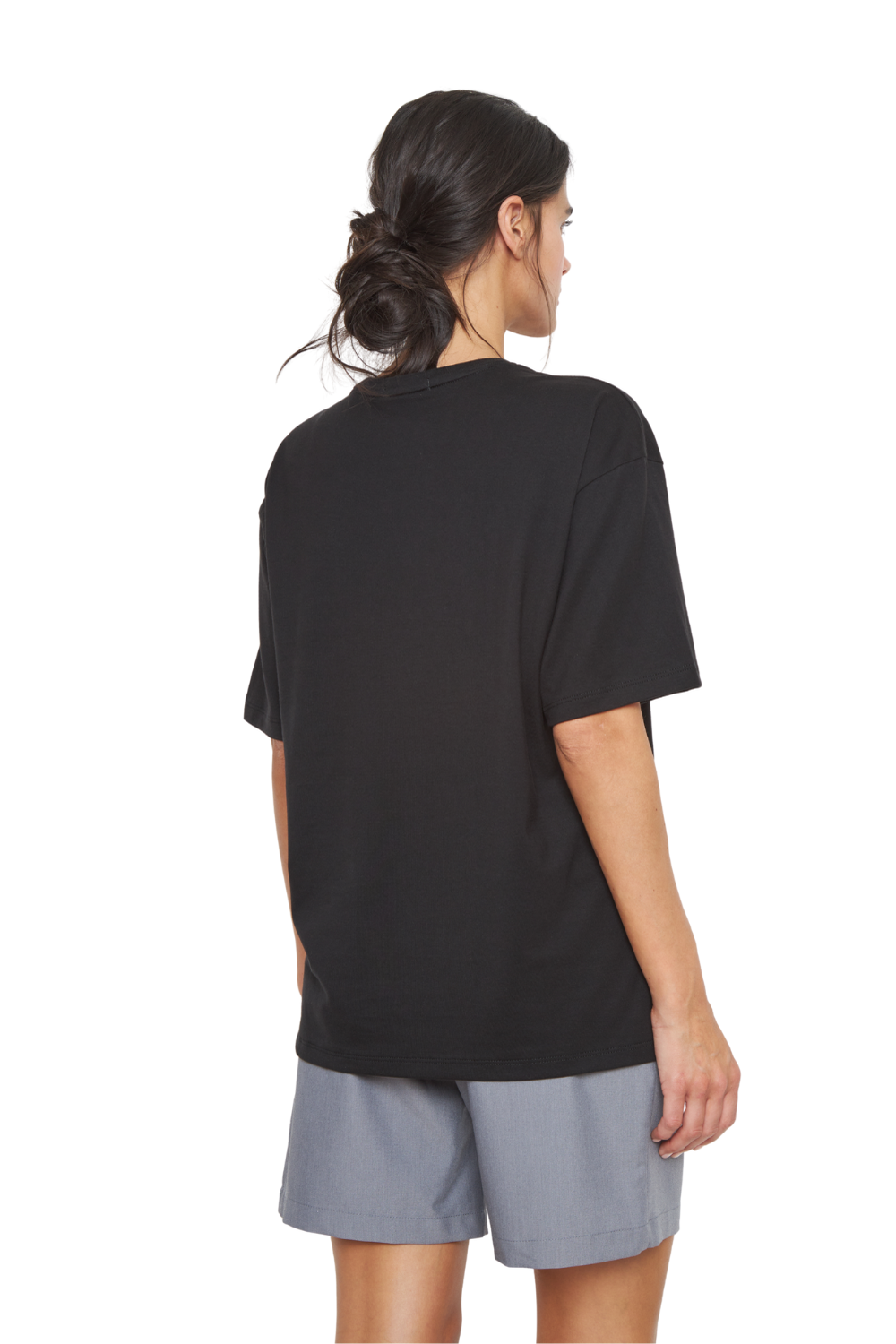 Polera Jacinta Pima Oversize negra Jacinta Tienda-3