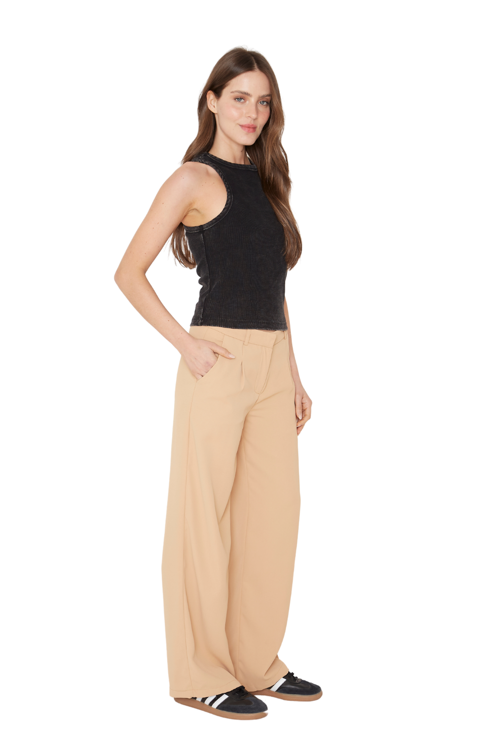 Pantalón Lupe Camel Jacinta Tienda-1