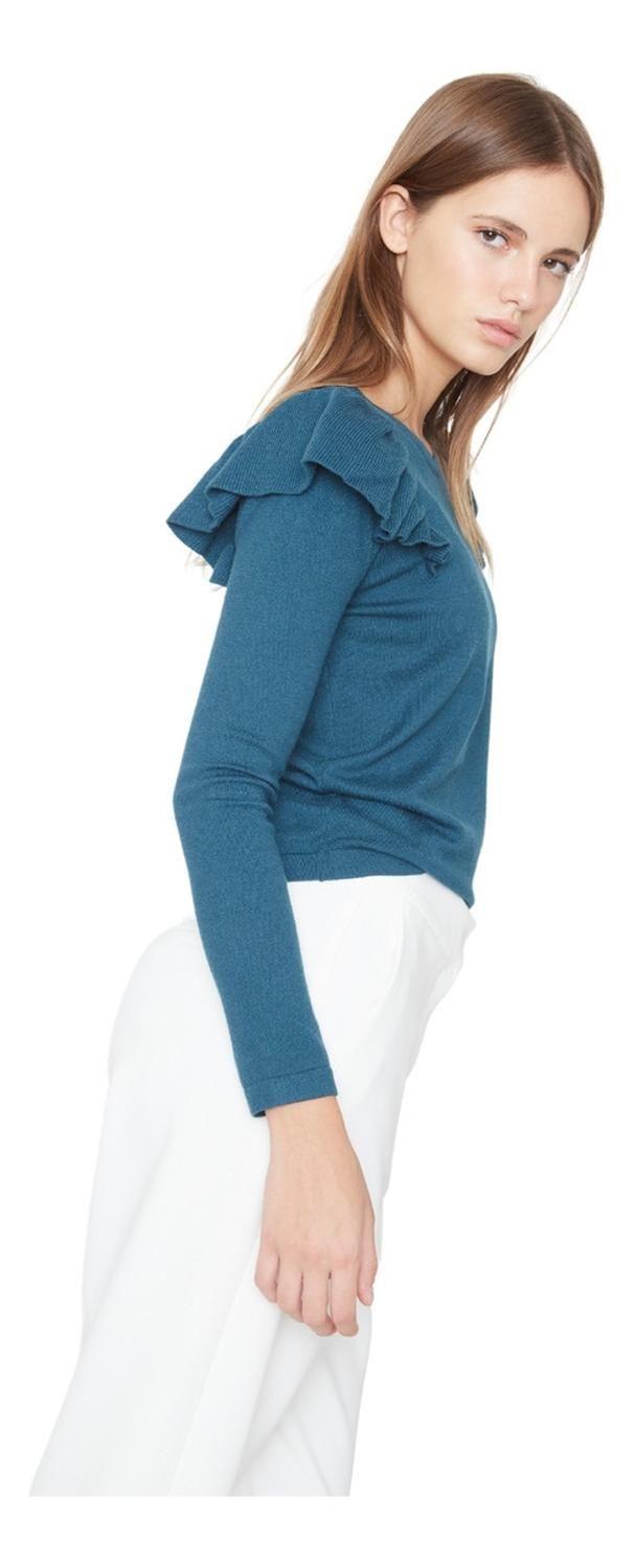 Chaleco Olimpia Iii Petróleo Jacinta Tienda-4