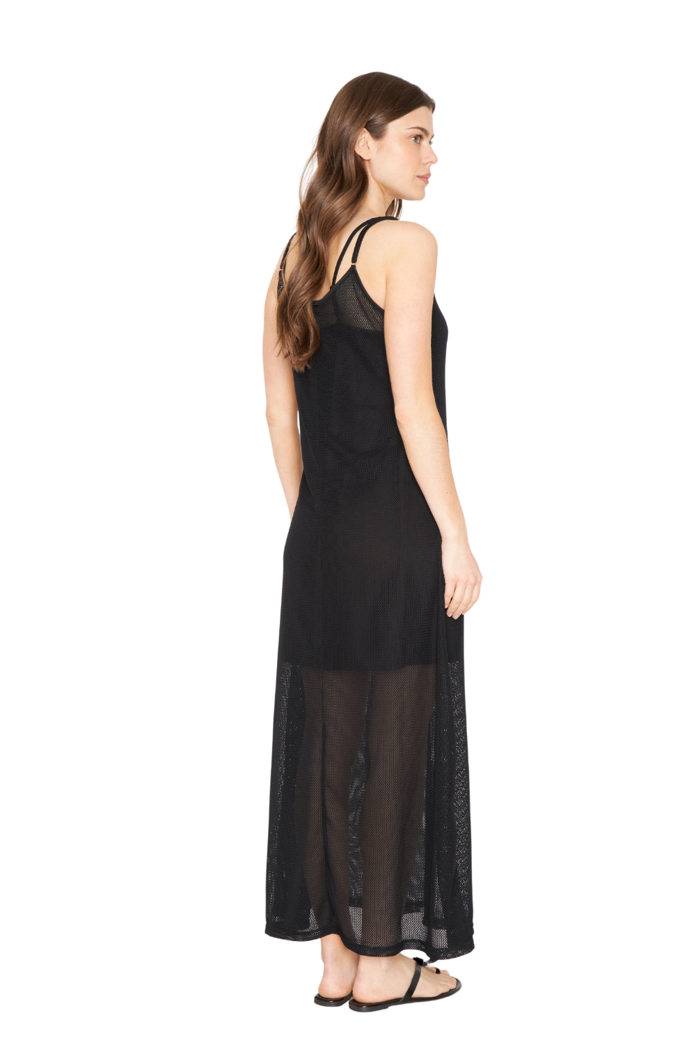 Vestido Net negro Jacinta Tienda-3