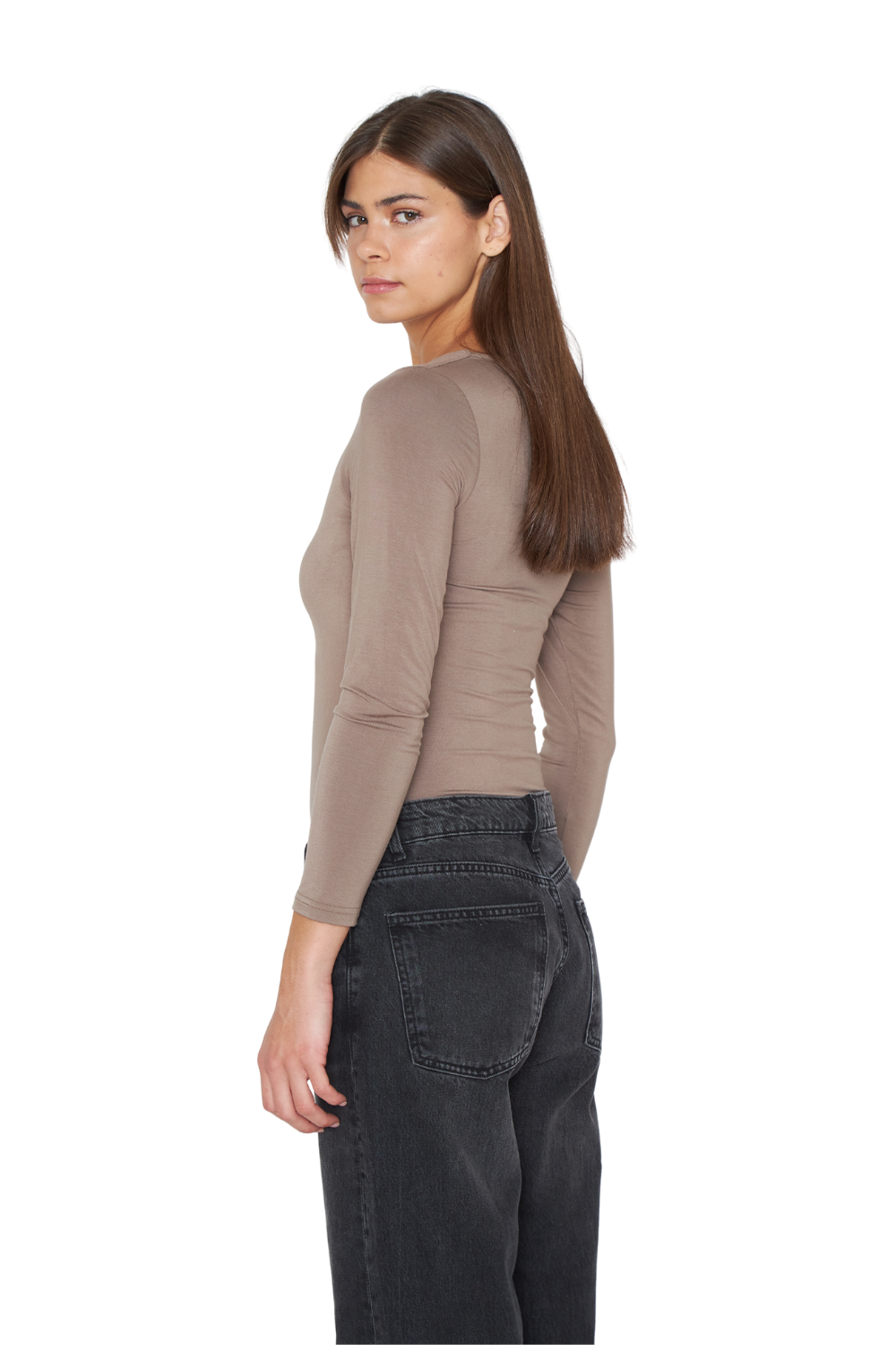 Polera Emilia café Jacinta Tienda-4