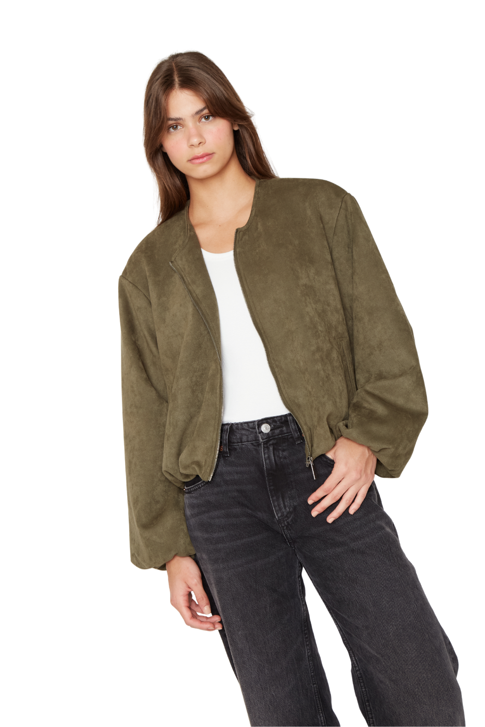 Chaqueta Bimba verde Jacinta Tienda-2